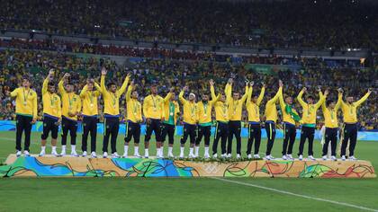 La postal de Brasil en lo más alto del podio olímpico