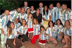 Diego Simeone, sus hijos y Carolina Baldini, todos juntos en Argentina para las Fiestas