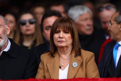 La precandidata presidencial Patricia Bullrich estuvo en el acto