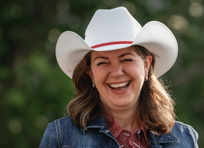 La premier de Alberta, Danielle Smith