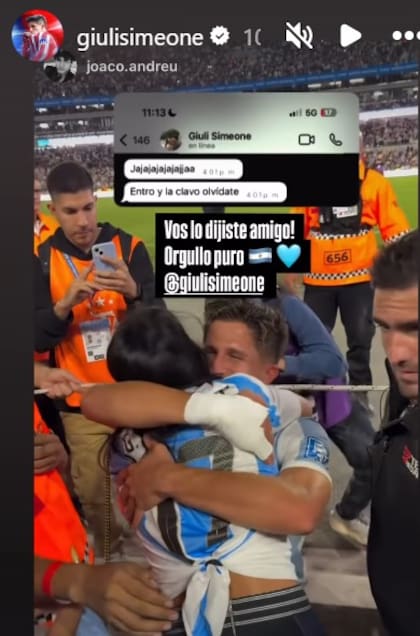 La premonición de Giuliano Simeone que finalmente se cumplió