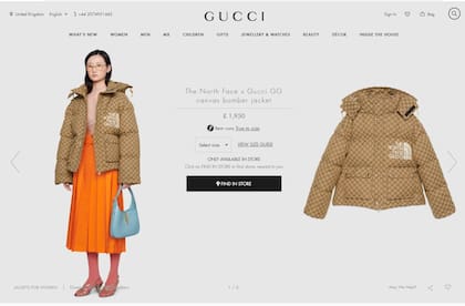 La prenda se vende a 1950 euros