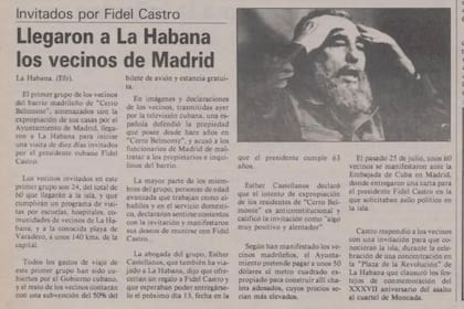 La prensa española hizo seguimiento cercano a toda la historia de Cerro Belmonte. La nota que aparece acá, corresponde al Diario Palentino