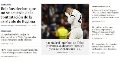 La prensa internacional no tuvo piedad con Real Madrid
