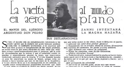 La prensa siguió con interés la hazaña de Zanni