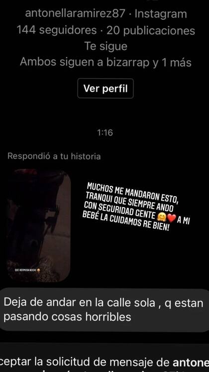 La preocupación de los seguidores de Tamara Báez por su seguridad y la de su hija