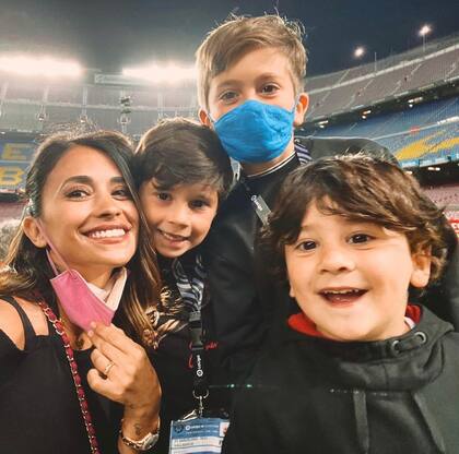 La presencia de la familia de Messi en el Camp Nou, en un homenaje especial para el 10