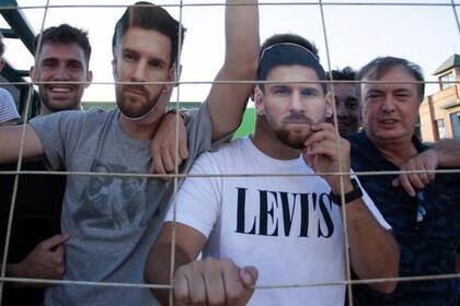 La presencia de Messi en San Juan generó furor en los hinchas argentinos