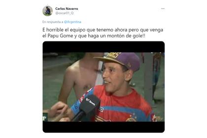 La presencia del Papu Gómez despertó esperanzas