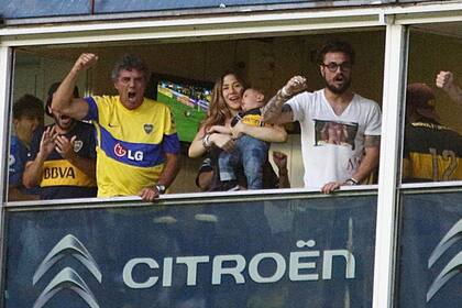 La presencia en el palco de la Bombonera