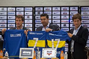 Guillermo y Gustavo Barros Schelotto fueron presentados: "Boca fue campeón hace