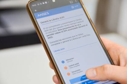 La presentación de la Libreta AUH es una condición para cobrar el monto retenido de la asignación