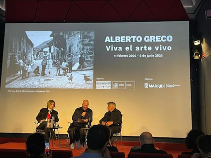 La presentación de la muestra a la prensa