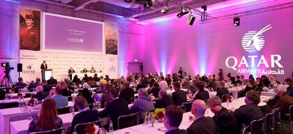 La presentación de Qatar Airways en La Feria Internacional ITB Berlín 2023