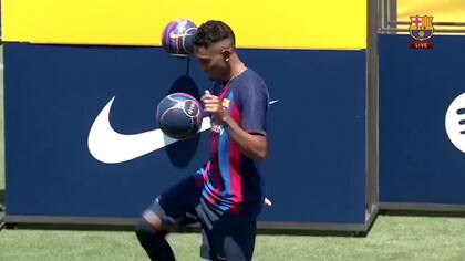 La presentación de Raphinha: Barcelona pagó casi 65 millones de dólares