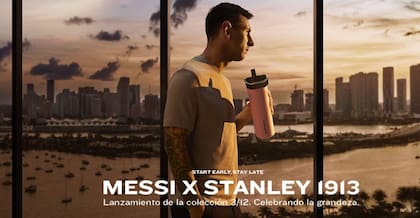 La presentación del kit de mate de Lionel Messi, el cual saldrá a la venta el próximo 3 de diciembre