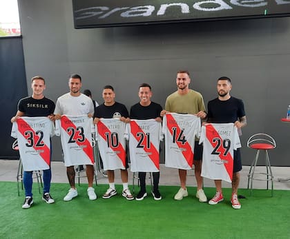 La presentación oficial de los refuerzos de River que llegaron a principios de este 2022