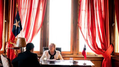 La presidenta chilena Michelle Bachelet