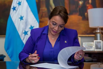 La presidenta de Honduras, Xiomara Castro