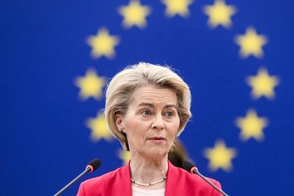 La presidenta de la Comisión Europea, Ursula von der Leyen