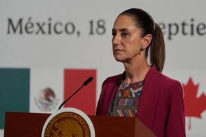La presidenta de México, Claudia Sheinbaum, habló sobre la confrontación viral durante una conferencia de prensa