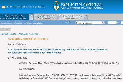 La Presidenta dispuso que la intervención a YPF siga durante un mes más, a pesar de la designación de Galuccio como CEO
