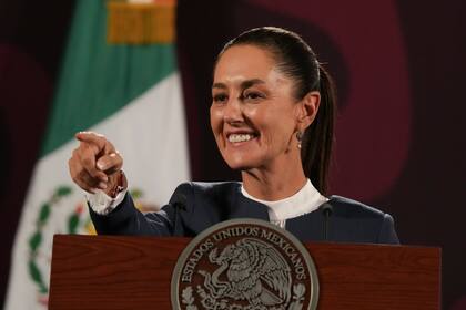 La presidenta electa de México, Claudia Sheinbaum, en Ciudad de México, el 10 de junio de 2024. (AP/Marco Ugarte)