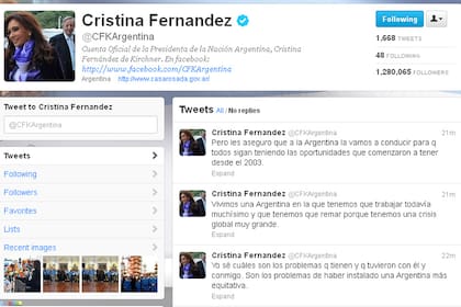 La Presidenta habló de Paolo Rocco vía Twitter