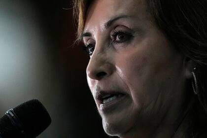 La presidenta peruana, Dina Boluarte (Archivo)