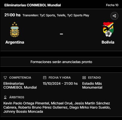 La previa de la selección argentina vs. Bolivia, por las eliminatorias sudamericanas 2026