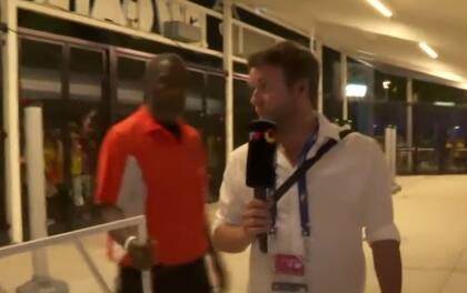 La primera advertencia de no filmar lo que sucedía