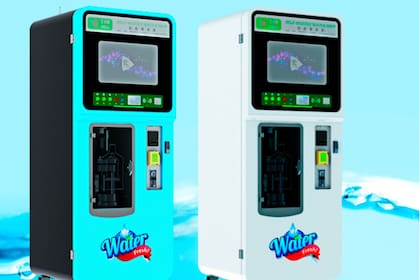 La primera alternativa fue una máquina de autoservicio para la venta de hielo