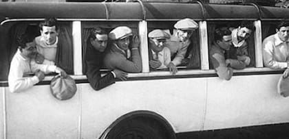 La primera concentración argentina para el Mundial de 1930 en la Barra de Santa Lucía