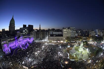 La primera convocatoria de Ni Una Menos, el 3 de junio de 2015.
