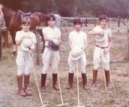 La primera Copa Santa Paula para Eduardo Heguy, junto a sus primos, los mellizos Horacito y Gonzalo, y Esteban Panelo