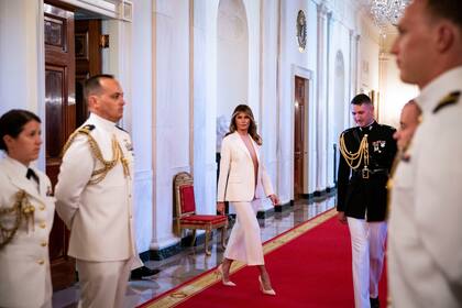 La primera dama de Estados Unidos Melania Trump