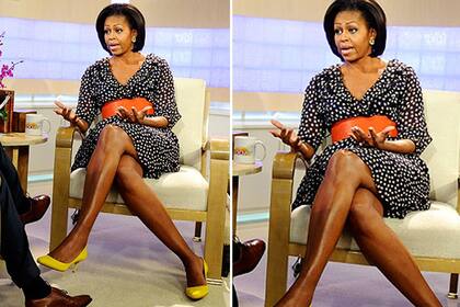 La primera dama de los Estados Unidos asistió a une entrevista televisiva con un diseño de H&M