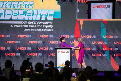La primera dama de los Estados Unidos, Jill Biden, estuvo presente en la celebración anual de UnidosUS, una organización en defensa de los derechos. de la comunidad latina