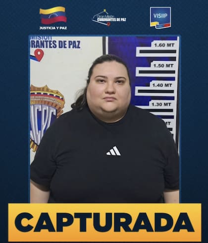 La primera imagen de la prófuga capturada en Venezuela