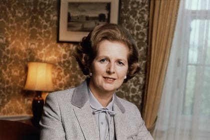 La primera ministra británica Margaret Thatcher, en  1980; impulsó el modelo actual de la Premier League