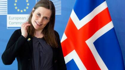La primera ministra de Islandia, Katrin Jakobsdottir