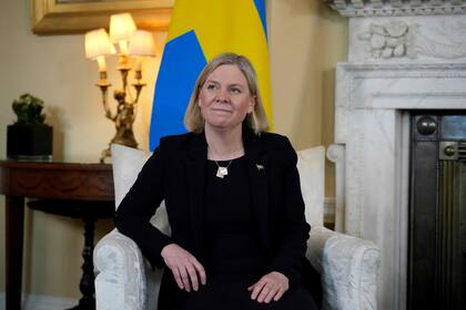 La primera ministra de Suecia Magdalena Andersson.