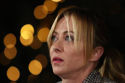 La primera ministra italiana Giorgia Meloni