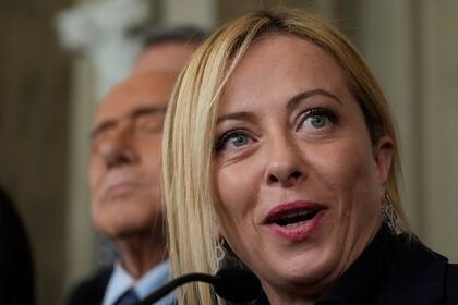 La primera ministra italiana, Giorgia Meloni (AP Foto/Gregorio Borgia)