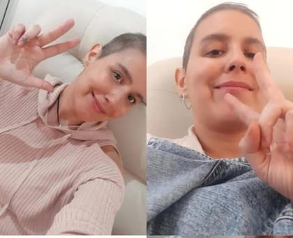 La primera parte del tratamiento consistió en una mastectomía donde le extrajeron dos tumores.