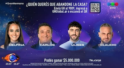 La primera placa de nominados en Gran Hermano 2025 para la gala de eliminación del lunes 9 de diciembre