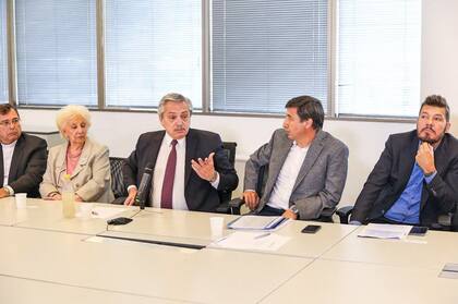 Marcelo Tinelli estuvo con Alberto Fernández en la primera reunión de la Mesa del Hambre