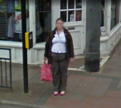 La primera vez, Leanne fue capturada por las cámaras en Carlisle, Cumbria, en 2009 (Imagen: Noticias Kennedy/Google Maps)