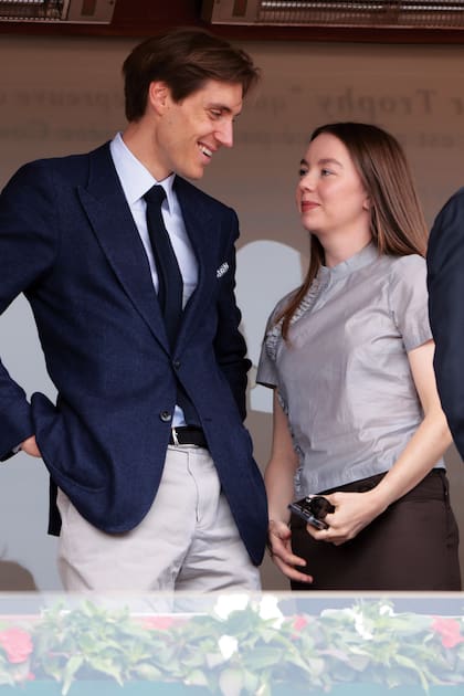 La princesa Alexandra de Hannover, la hija menor de Carolina de Mónaco, con su novio alemán, Ben-Sylvester Strautmann