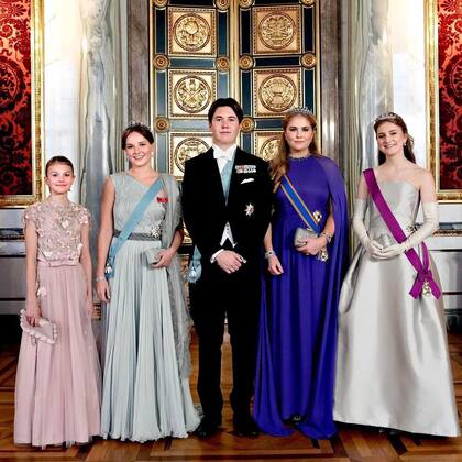 La princesa Amalia junto al príncipe Christian